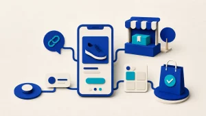 Ilustración de un sistema para vender por internet sin una web propia