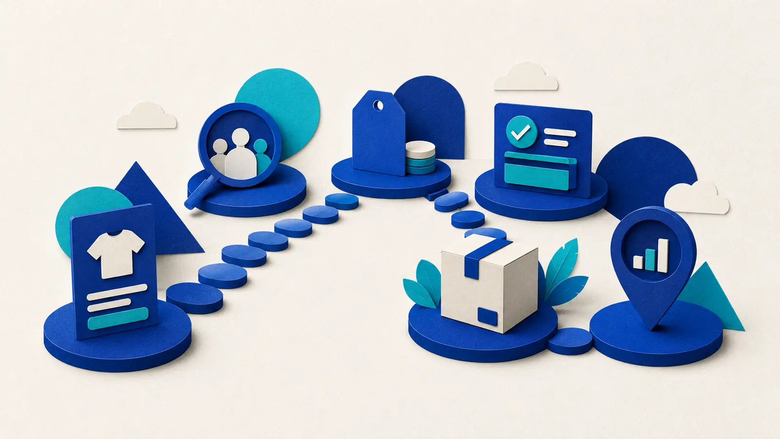 Ilustración sobre qué necesitas para empezar a vender online desde cero
