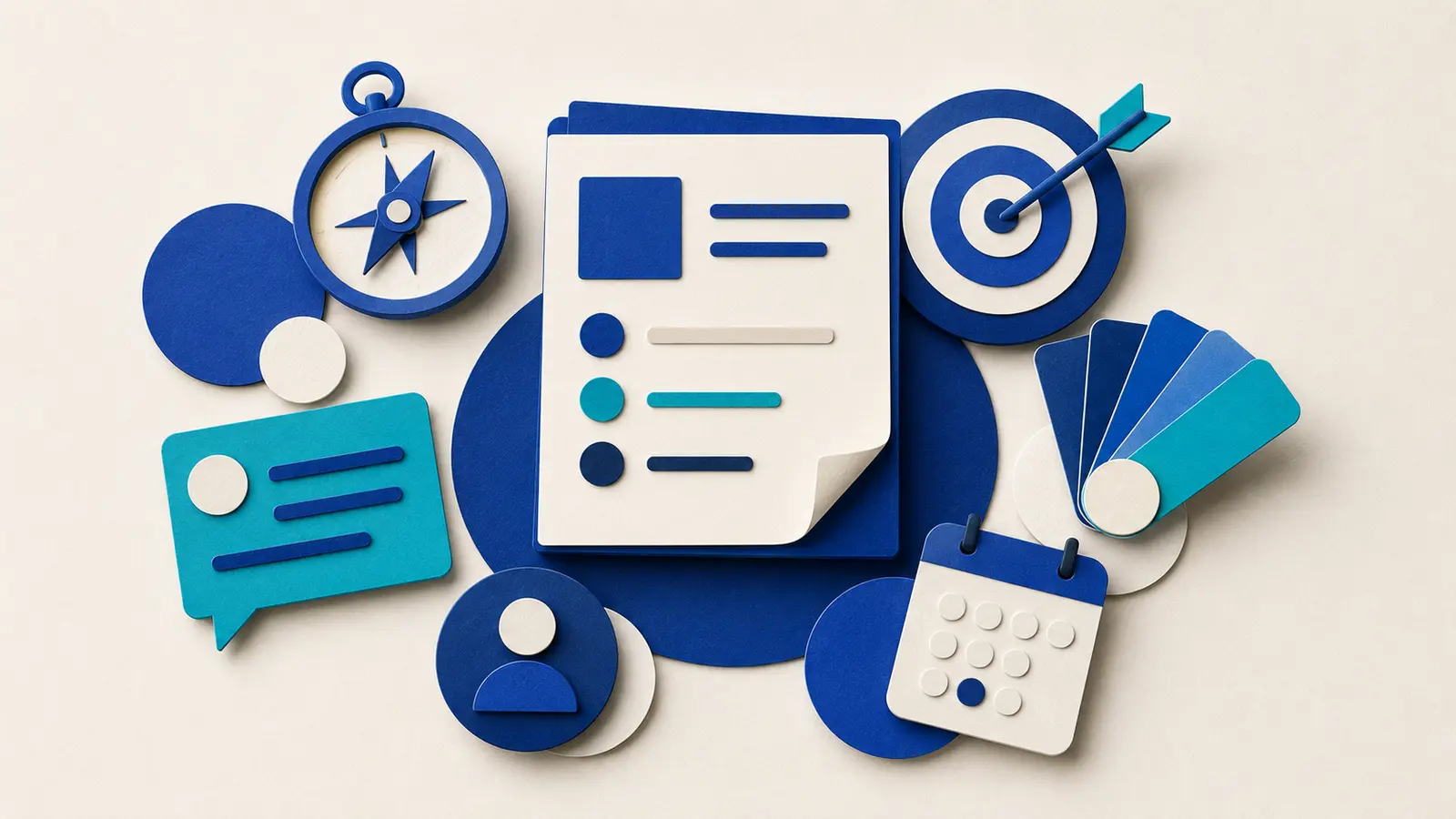 Ilustración sobre qué es un briefing creativo y cómo hacerlo paso a paso