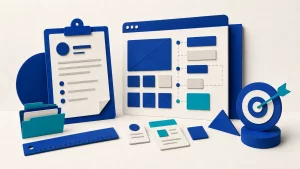 Ilustración sobre briefing de diseño web: qué debe incluir antes de empezar