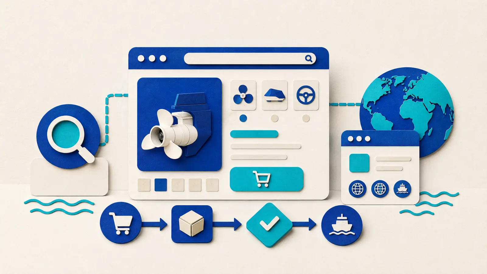 Ilustración sobre caso diseño web ecommerce SEO