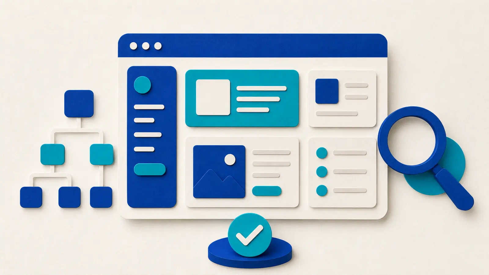 Ilustración sobre SEO para WordPress