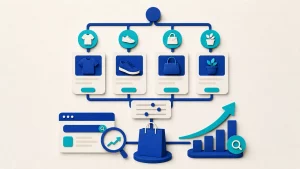 Ilustración sobre SEO para ecommerce